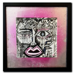 I woke up (silver/pink)
